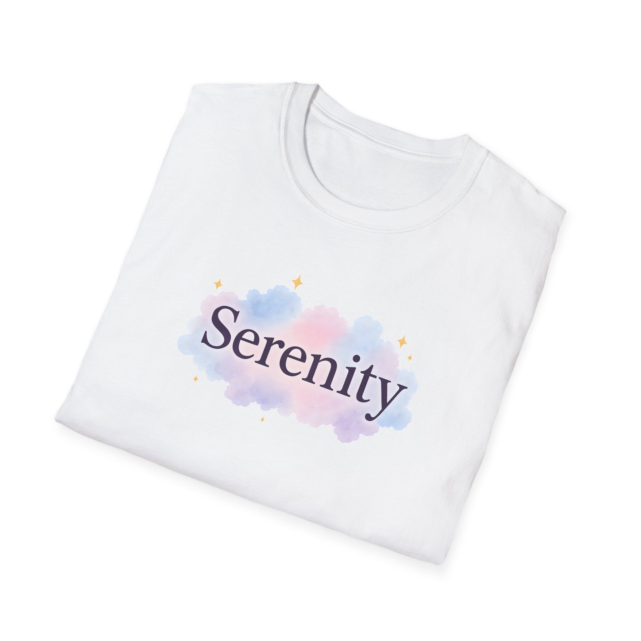 Serenity Cloud Illustration T-Shirt