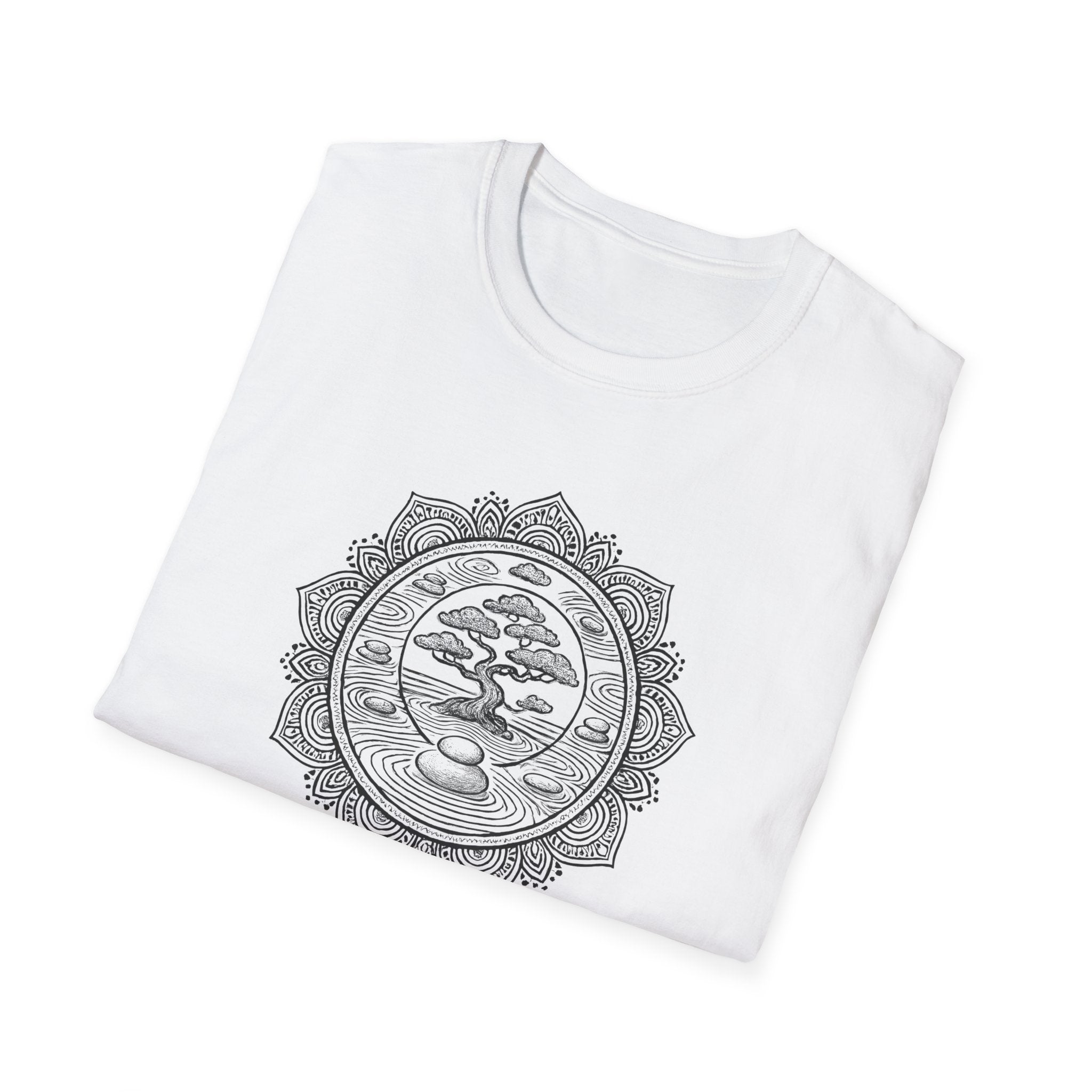 Zen Bonsai Mandala T-Shirt
