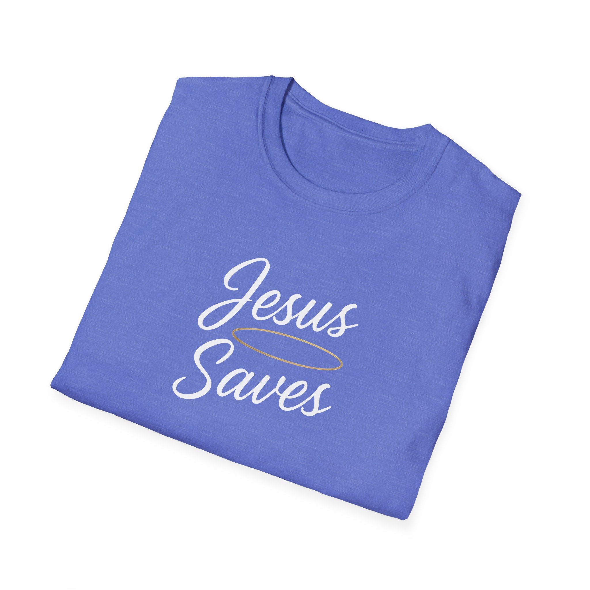 Jesus Saves Halo T-Shirt