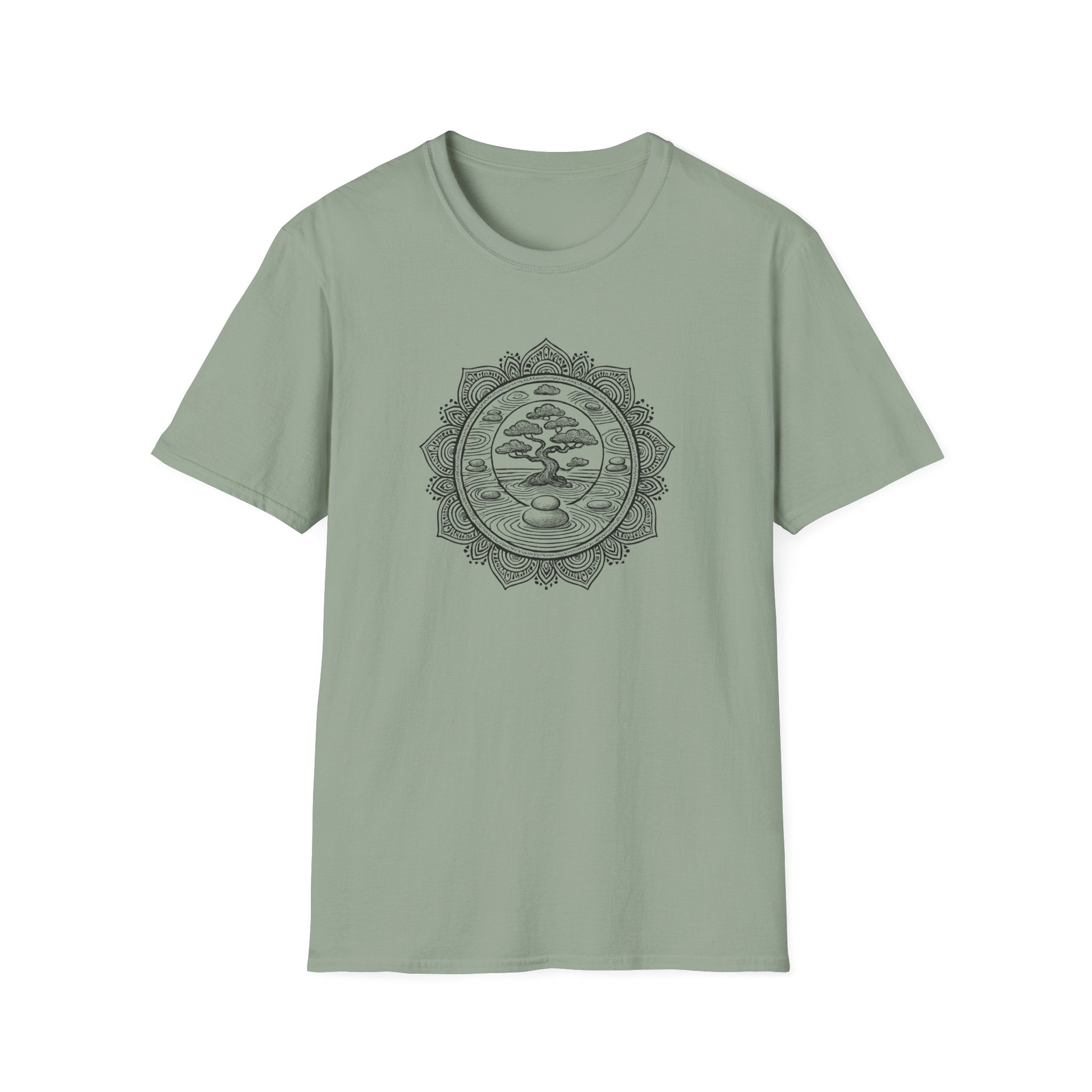 Zen Bonsai Mandala T-Shirt