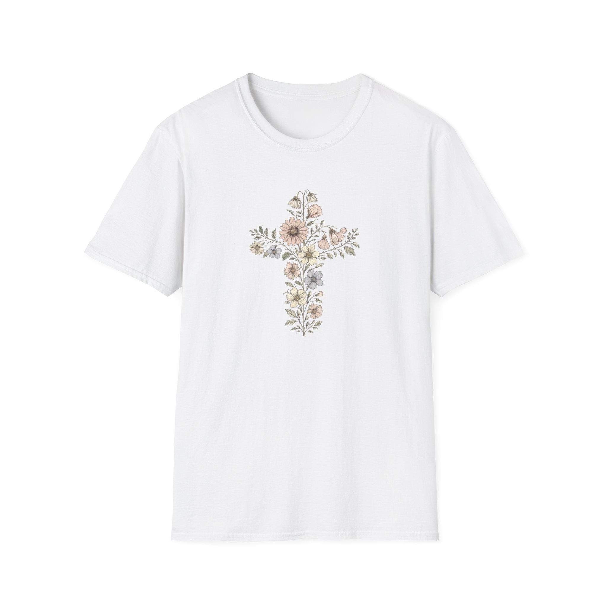Floral cross bouquet T-Shirt