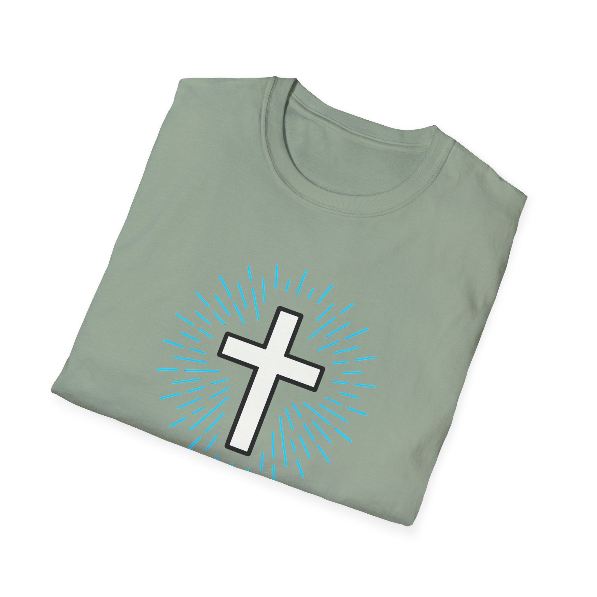 Glowing Cross Emblem T-Shirt